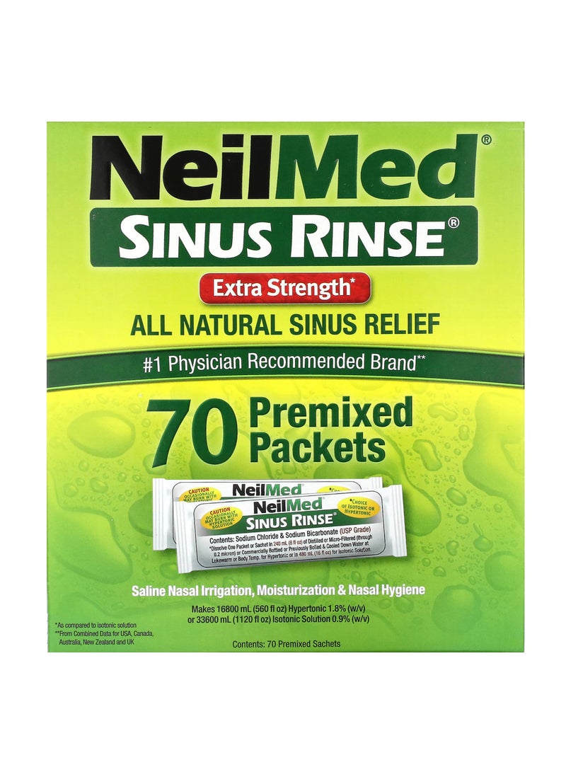 Sinus Rinse, 70 Premixed Packets
